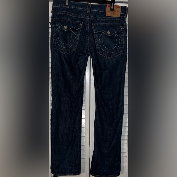 Men’s True Religion Ricky Flap Straight Jeans - Picture 3 of 16